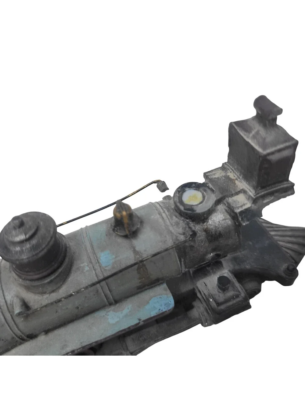 Wm Mason Resin Steam Locomotive Figurine 7.5in Vintage Train Statue Home Decor